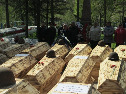 817 воинов Великой Отечественной войны были похоронены 7 Мая 2014 года в Давыдово