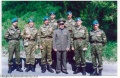 Парад 9 мая 2002г. Офицеры  бригады с  замкомбригом