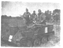  КШМ:слева направо Павлов-тракторист,Замуруев-2ой номер,Шалухин-Ст.радиотелеграфист,за пулемётом Морозов Шурик.
