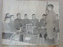 ГАЙЖЮНАЙ 1976 ГОД 226 ПОЛК. ЗАСЕДАНИЕ БЮРО ВЛКСМ 2-ГО БАТАЛЬОНА. СТОИТ-СЕКРЕТАРЬ КОМИТЕТА ВЛКСМ ПОЛКА Л-Т КУРЕНЕВ
