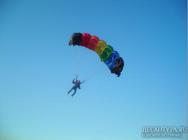Карагандинские спортсмены-парашютисты