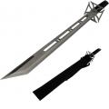 silver_fixed_blade_ninja_martial_arts_training_sword