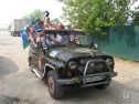 Наша боевая машина на второе августа, выдерживает  17 человек до Парка Горького и обратно в область.